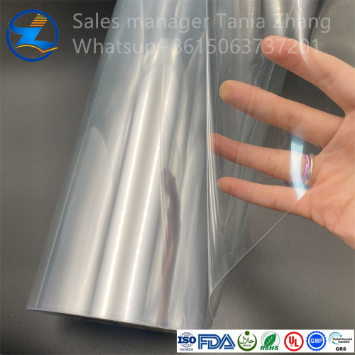 70mic PET transparent plastic packaging film