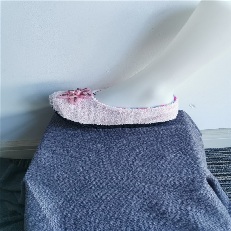 Wholesale 100 Polyester Girls Indoor Flat Slippers Socks