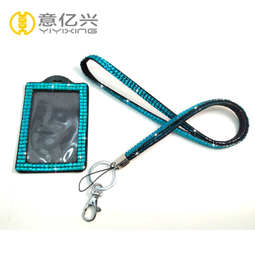 Wholesale cheap sparkly lanyards with id holder
