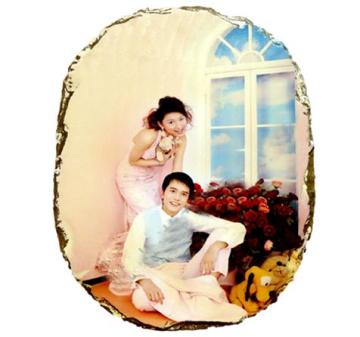 Sublimation Oval paintings Photo Slate