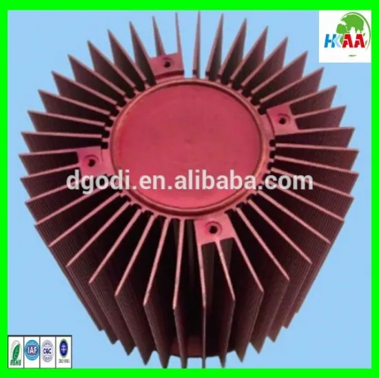 High Power LED Aluminum Extrusion Heat Sink