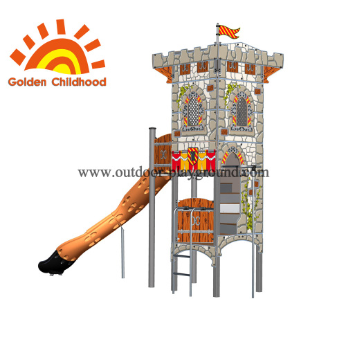 Children's Play Outdoor Tower With Slide