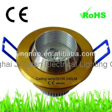 home ceiling lights roundness led downlight 3.5w 240lm