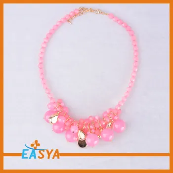Latest Fashion Short Chain Round Bead Necklace