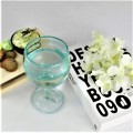 Unique Recycled Wine Glass With Bubble Crystal Glass