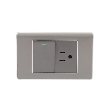 Prezzo di fabbrica Grey Color Wall Switch Socket per casa