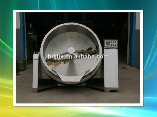 Commercial double jacketed steam pot with stirrer equipment