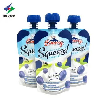 Aluminum Foil Stand Up Pouch with Spout Top for Liquid Packaging