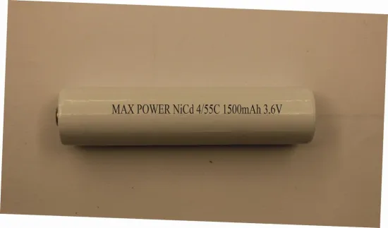 3.6v 4/5sc 1500mah Torch Rechargeable Flashlight Battery Cylindrical