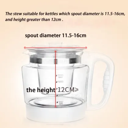 Electric Glass Stew Pot for Bird's Nest