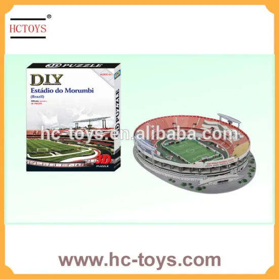 3D paper puzzle toys Morumbi Stadium ( Brazil ) hot sale 2014