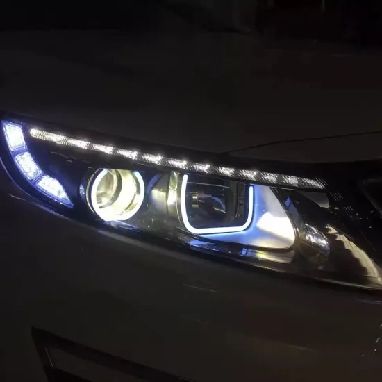 2015-2017 KIA Optima K5 LED Angel Eyes Head Lamp - Hand Made Version