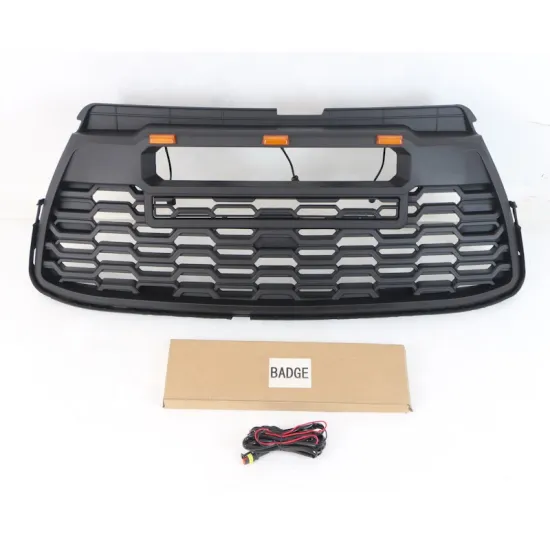 Black Car Front Upper Grille for HIGHLANDER 2015-2017 4x4 Offroad Exterior Accessory