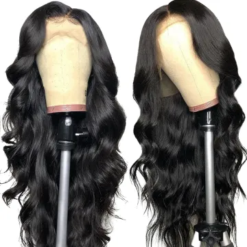 Best Wig Body Wave Water Wave Kinky Curly 4x4 Closure Wig Unprocessed Pre Plucked Lace Human Virgin Brazilian Hair Straight Wig