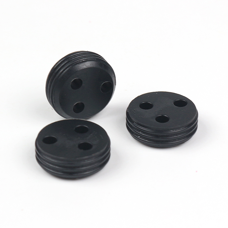 OEM Two-hole Round Plate Hole Silicone Sealing Plug With Waterproof
