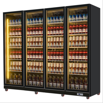Full Glass Door 4-Door Display Chiller