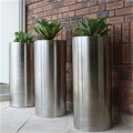 Stainless steel planters large outdoor garden pots