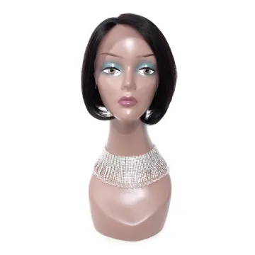Direct factory price human hair wigs vendors bob wigs with bangs virgin hair hd lace bob cut lace frontal human hair wigs