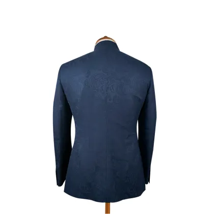 China Manufacturer blue groomsmen suit men slim fit wedding suit formal business man suit