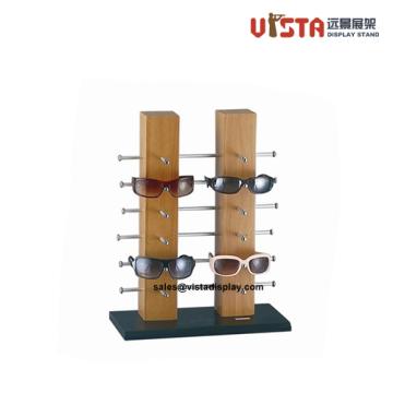 Table Stand Wooden Eyewear Display Stand for Exhibition