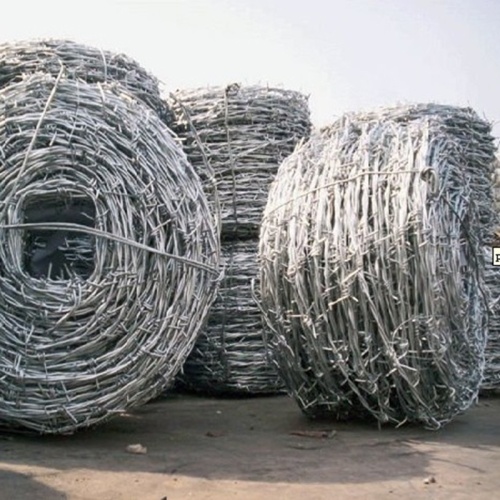 Hot-dipped steel blade barbed razor wire