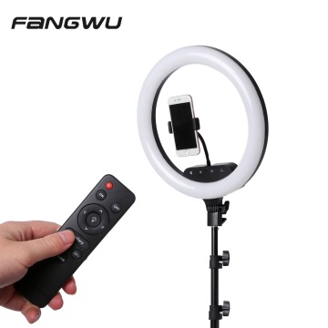14-Zoll-36-cm-Remote-Touch-LED-Ringleuchte für die Kamera-Telefon Fotografie: dimmbar mit 2,1 m Ständer