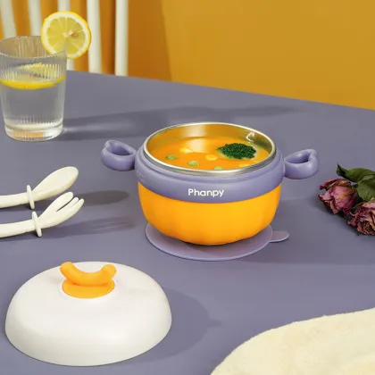 Insulation FoodGrade Unique Brand Design Baby Snack Bowl