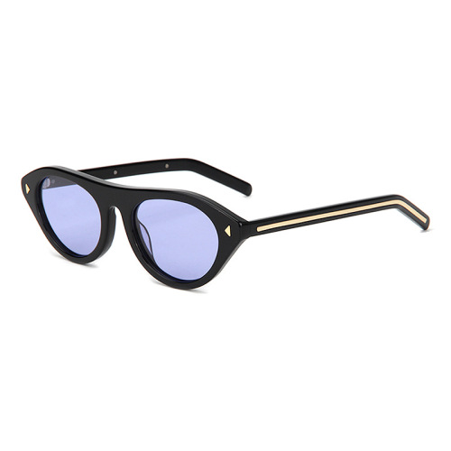 Wholesale Avant-Garde Flat-Top Cat-Eye Acetate Sunglasses