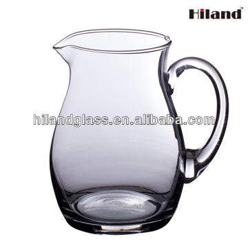 Hot sale promotional hand blown juice glass pitcher