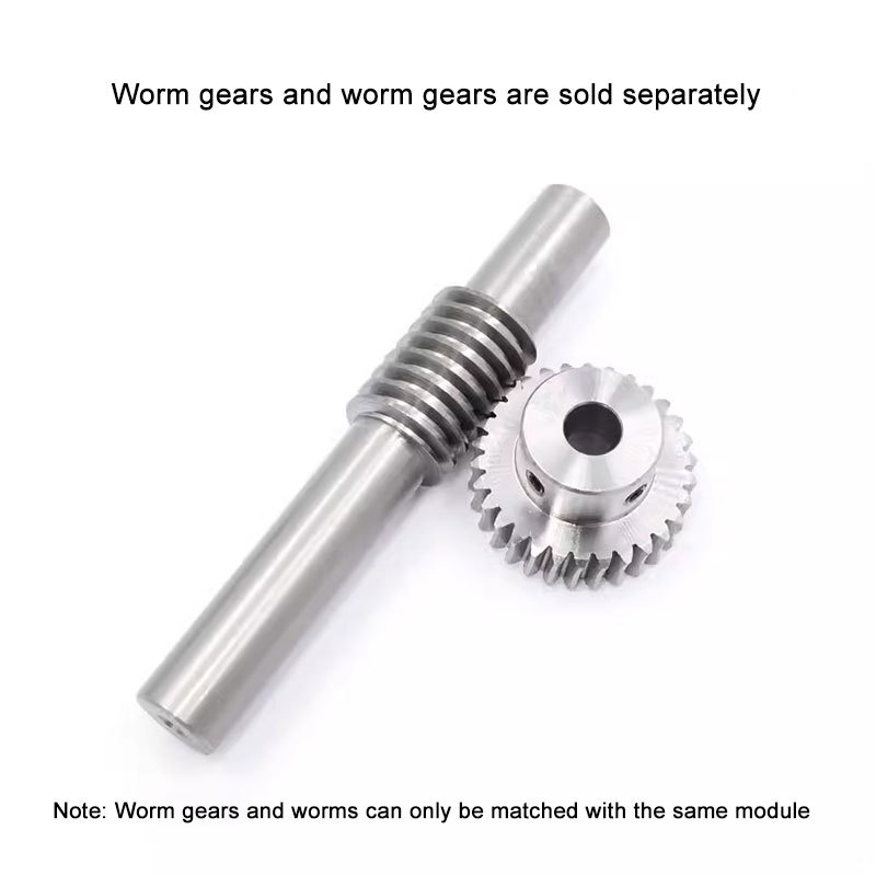 45 Steel Worm Gear with 1.5 Module Speed Ratio 20 25 30 40