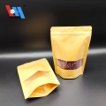 Custom Resealable Stand Up Zip-lock Kraft Bags