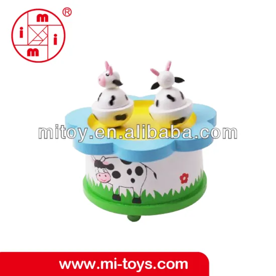 Wooden musical box design toys for baby