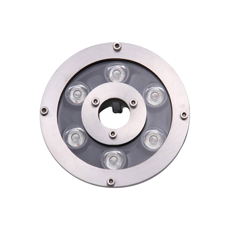 Mini DMX Sumersible RGBW LED Fuente de anillo Luz