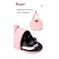 Round Tote Travel Duffle Bags With Shoe Compartment