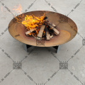 Assembled Corten Steel Fire Pits