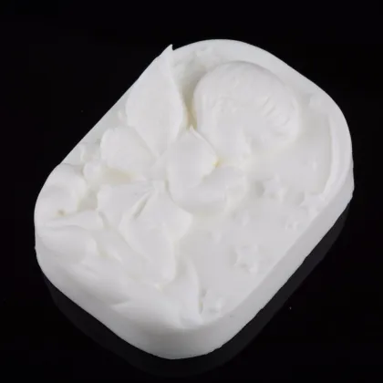 Novelty Angel shape silicone soap mould/mold for bath/lux/baby soap