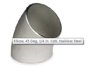 Stainless Steel 45 Deg Elbow