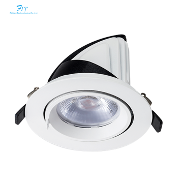 50W Gimbal Lighting Modern LED Recessed Downlight IP44 6500K