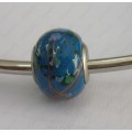 Blue Pandora Hematite Beads