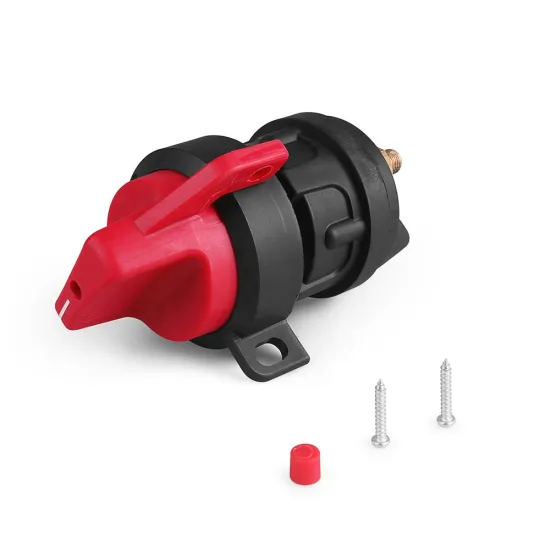 High-Power 12V 300A Master Disconnect Switch with Knob Type and Anti-Leakage Function for RV, ATV, UTV, and Boats