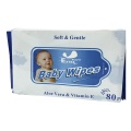 Natural Fragrance Free Tender Baby wet Wipes