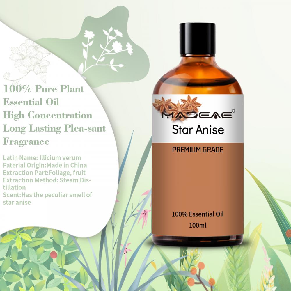 Natural Star Anise Essential Oil Plant Extract For Aromatic