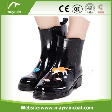 Bottes de pluie de dames de sexe de haute qualité de conception de mode