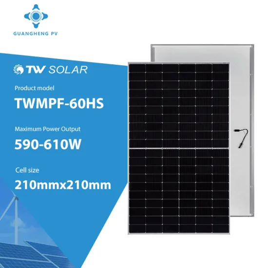 High-Quality Bifacial Module Solar Panels: 590W, 595W, 600W, 605W, and 610W from TW Solar in China