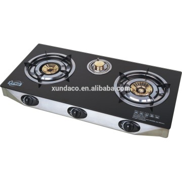 Tempered Glass Panel 3 Burners Cook Tops