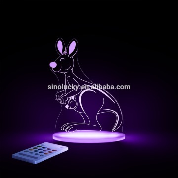 Kangaroo design led motion sensor night light