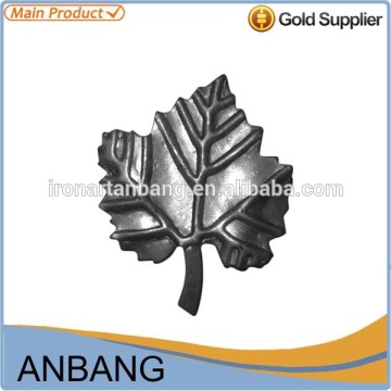 wrought iron stamping leaves