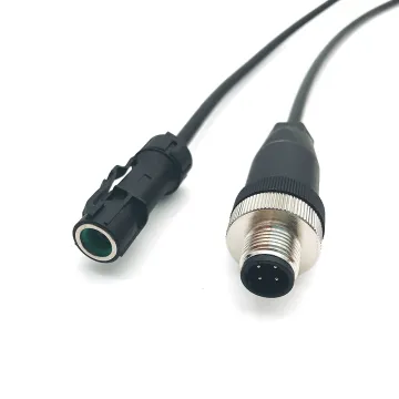 Waterproof HSD to M12 Vehicles LVDS Camera Cable