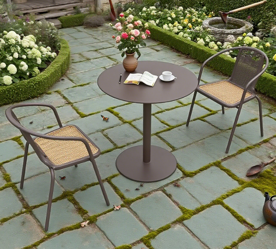 Carbon steel outdoor set
