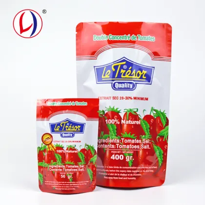 Sauce Packaging with Tear Notch: Condiment Packets